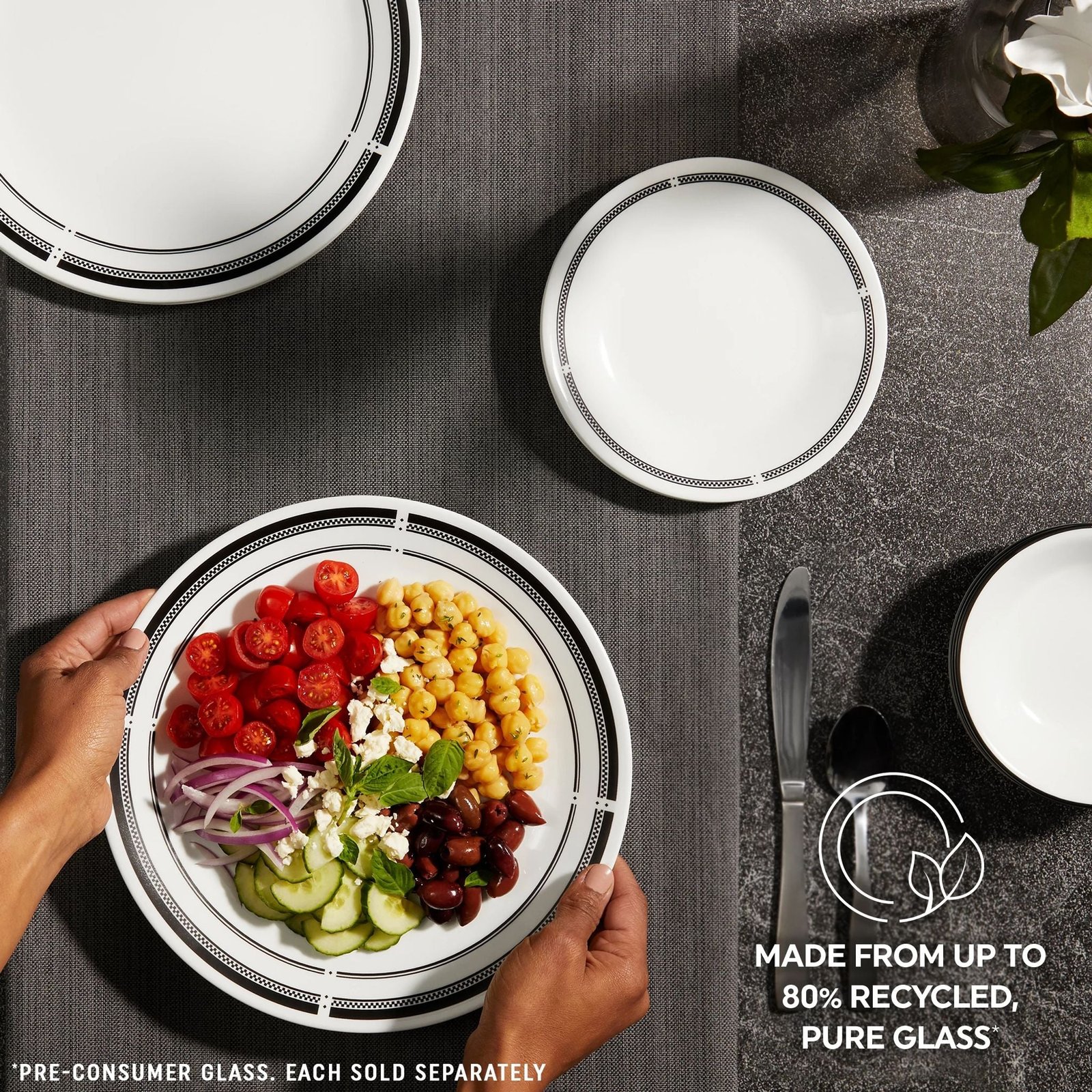 Corelle® Brasserie 8.5 Salad Plate, 6-pack - Image 5