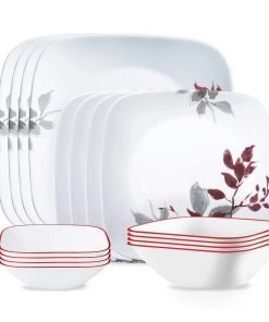 Corelle® Kyoto Leaves 16-piece Dinnerware Set, Service for 4