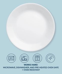 Alternative view of Corelle® Winter Frost White 16-piece Mugless Dinnerware Set, Service for 4