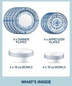 Alternative view of Corelle® Portofino 16-piece Dinnerware Set, Service for 4