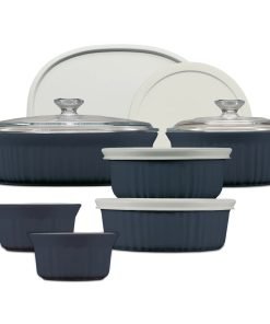CorningWare® French Colors 12-piece Oval Bakeware Set, Navy