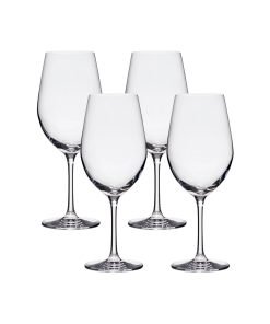 Lucaris Tokyo Temptation Cabernet Glasses (4-Pieces), 16-ounce, Dishwasher Safe, Lead-free Crystalline