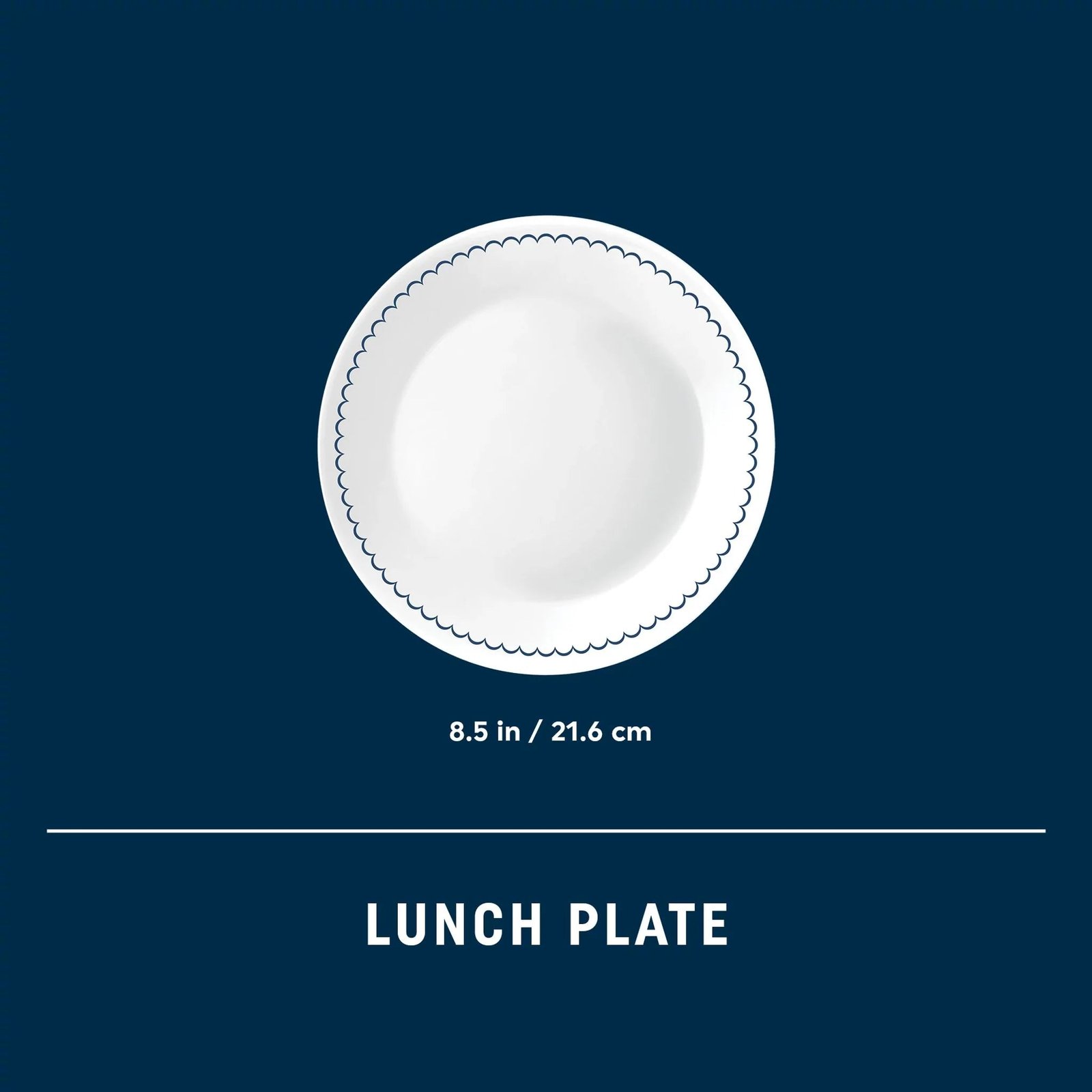 Corelle® Caspian Lace 8.5 Salad Plate - Image 3
