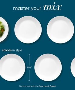 Alternative view of Corelle® Winter Frost White 8.5 Salad Plates, 6-pack