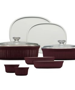 CorningWare® French Colors 10-piece Bakeware Set, Cabernet
