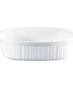 CorningWare® French White® 2.5-quart Oval Casserole Dish