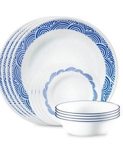 Corelle® Rolling Waves 18-piece Dinnerware Set, Service for 6