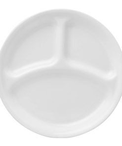 Corelle® Winter Frost White 10.25 Divided Dinner Plate