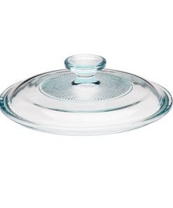 CorningWare® French White® Fluted Glass Lid for 1.5-quart Round Baking Dish