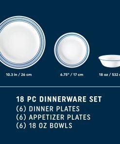 Alternative view of Corelle® Laila 18-piece Dinnerware Set, Service for 6