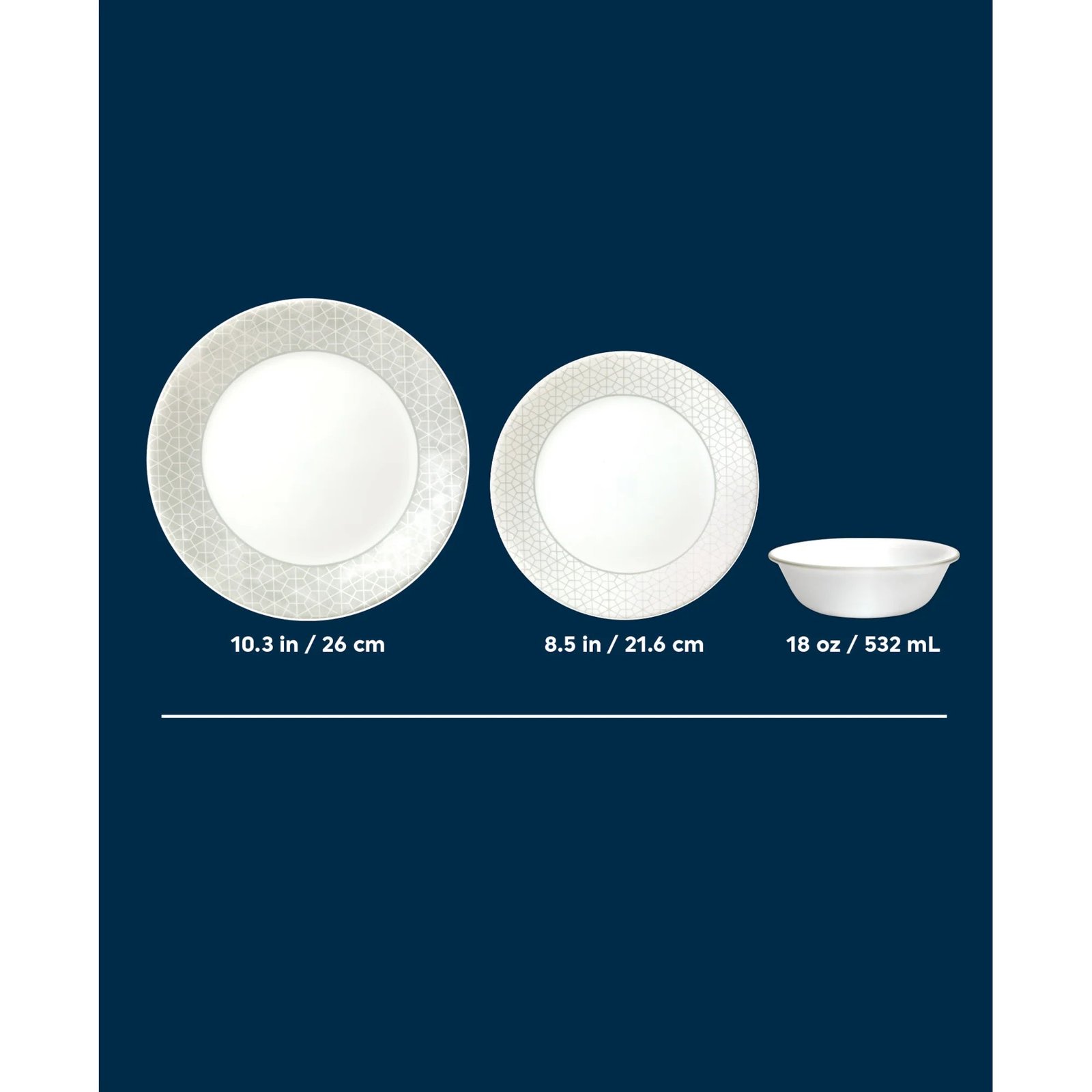 Corelle® Knox 12-piece Dinnerware Set, Service for 4 - Image 6