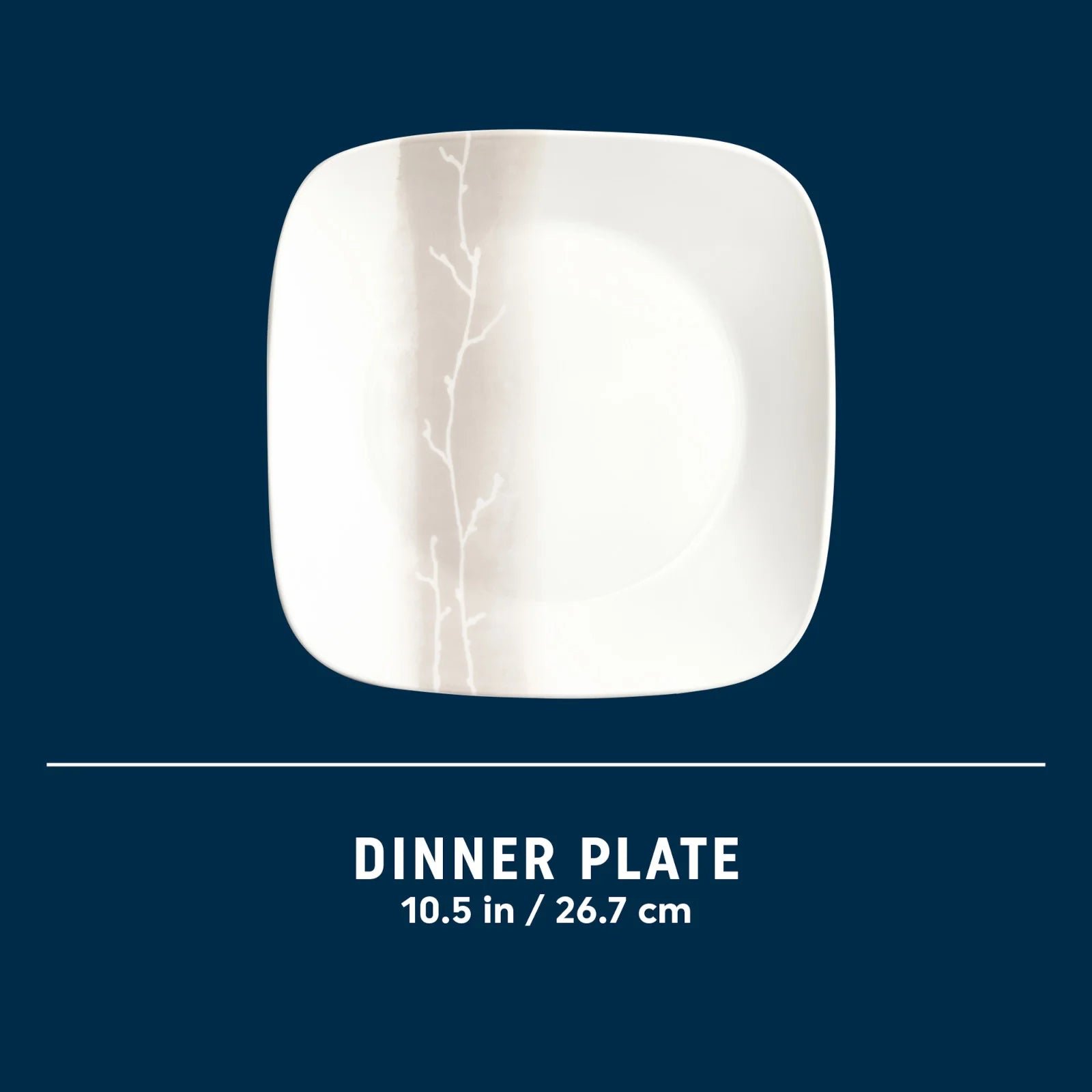 Corelle® Square Wandering Grove 10.5 Dinner Plate - Image 6