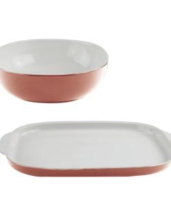 CorningWare® 2-piece Serving Set, Red Clay