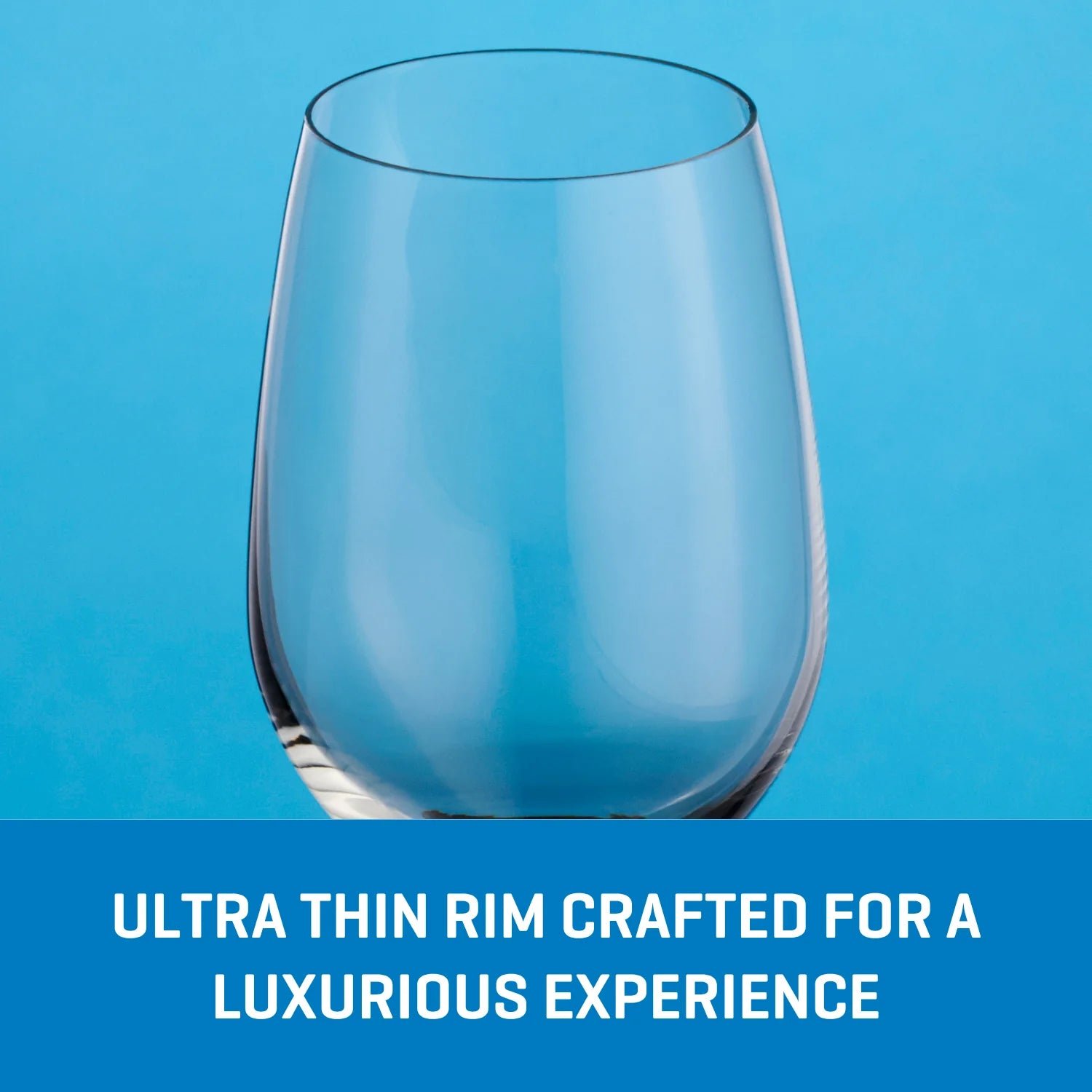Ocean Glass Matera White Wine Glasses (4-Pieces), 14-ounce, dishwasher safe - Image 4