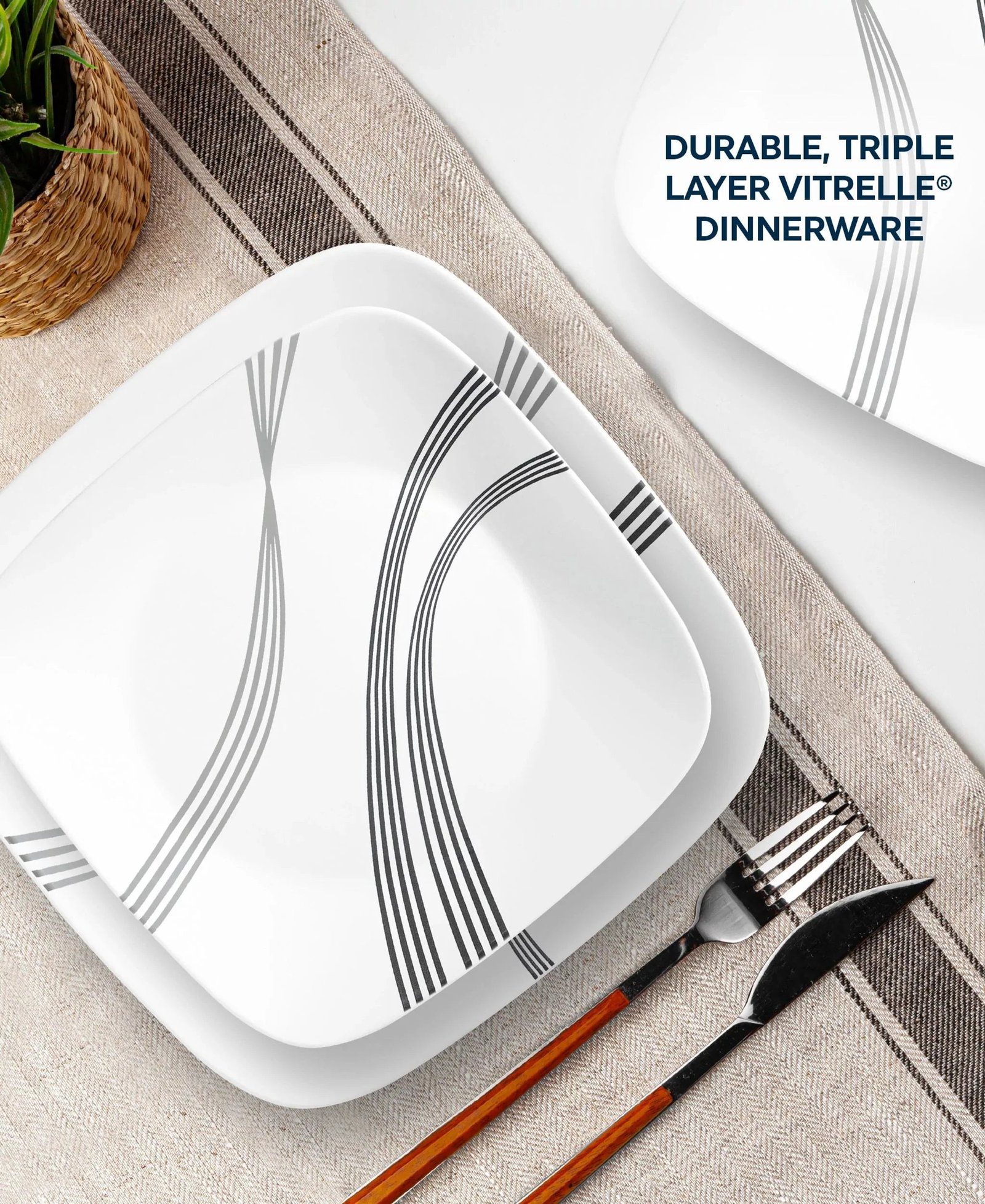 Corelle® Urban Arc 16-piece Dinnerware Set, Service for 4 - Image 3