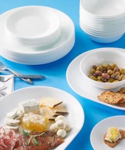 Alternative view of Corelle® Winter Frost White 38-piece Dinnerware Set, Service for 12