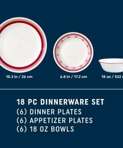 Alternative view of Corelle® Sadie 18-piece Dinnerware Set, Service for 6