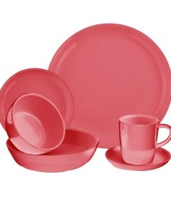 CorningWare® 6-piece Vermilion Dinnerware Set , Service for 1