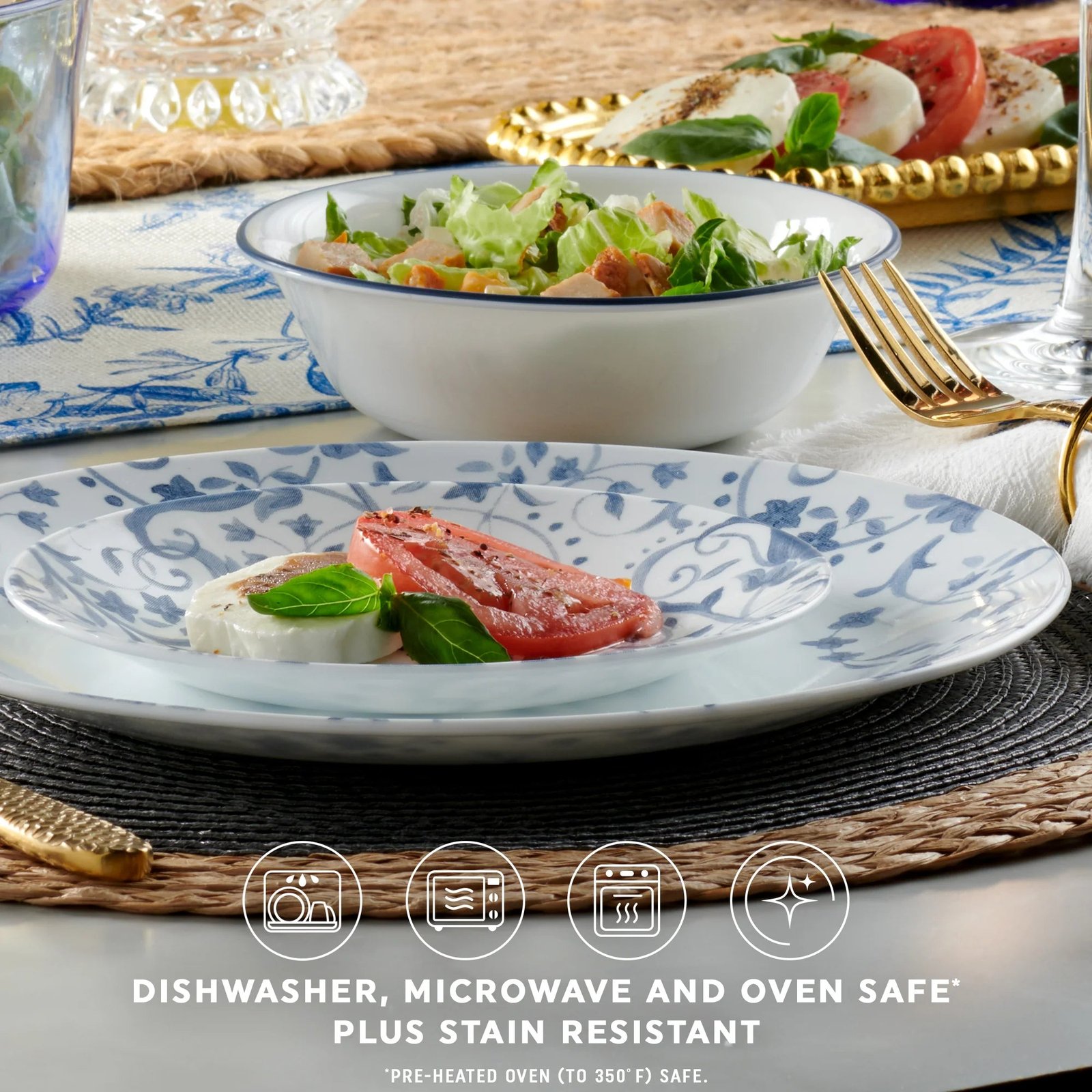 Corelle® Darlington 12-piece Dinnerware Set, Service for 4 - Image 3