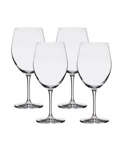 Lucaris Bangkok Bliss Bordeaux Glasses (4-Pieces), 25-ounce, Dishwasher Safe, Lead-free Crystalline