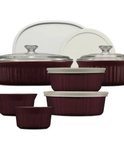 CorningWare® French Colors 12-piece Bakeware Set, Cabernet