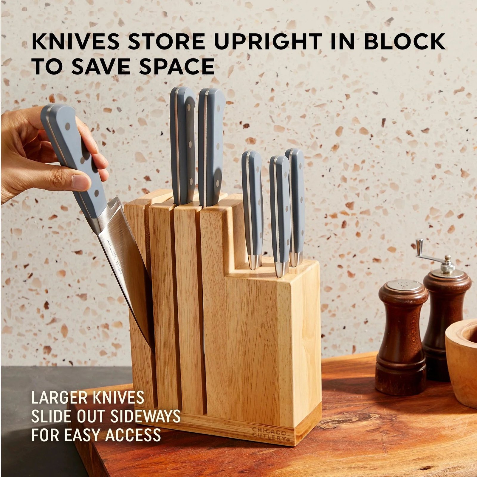 Chicago Cutlery® Halsted 7-piece Modular Block Set - Image 4