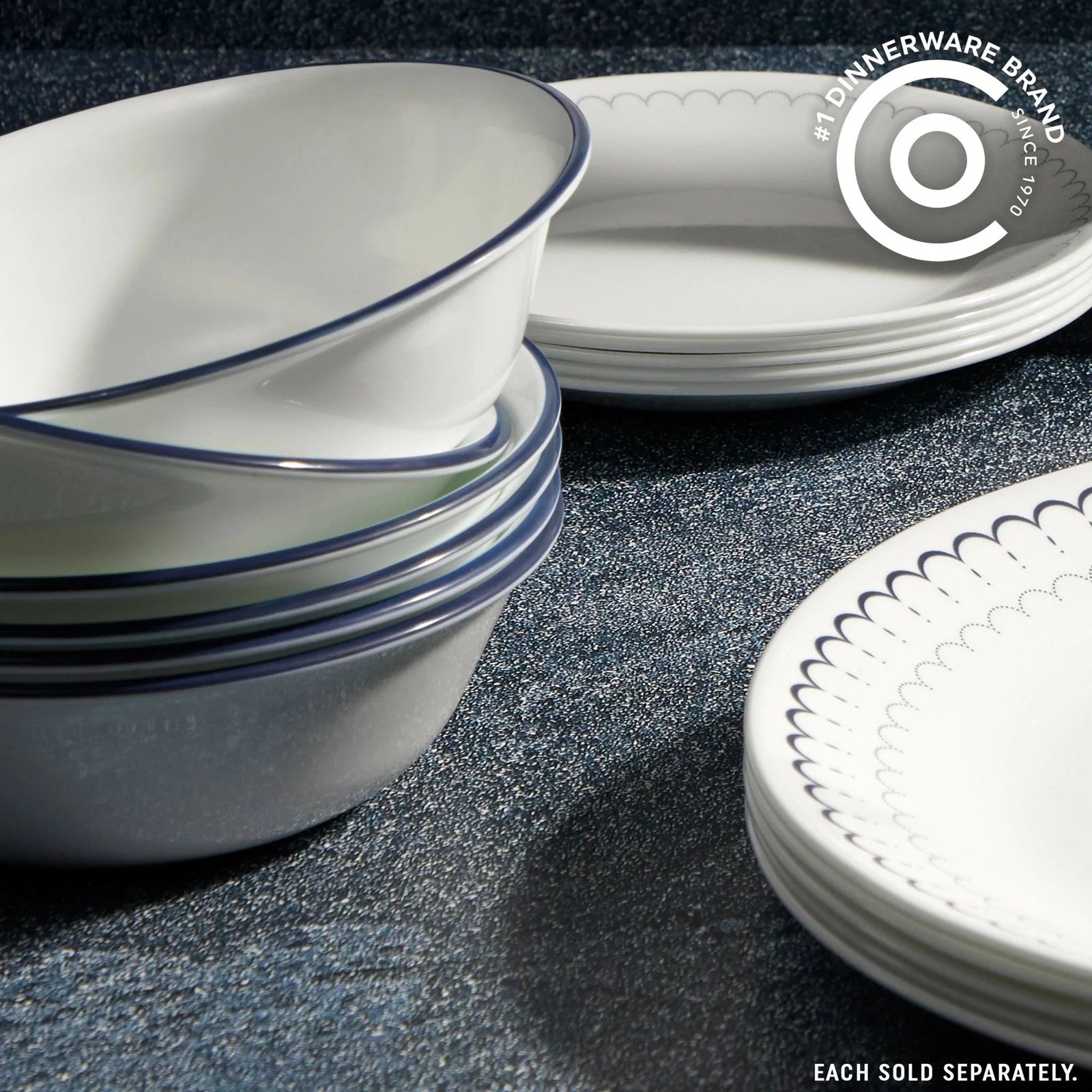 Corelle® Caspian Lace 18-ounce Cereal Bowl - Image 2