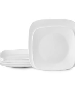 Corelle® Boutique Vivid White 8-piece Dinnerware Set, Service for 4