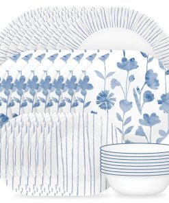 Corelle® Botanical Stripes 32-piece Dinnerware Set, Service for 8