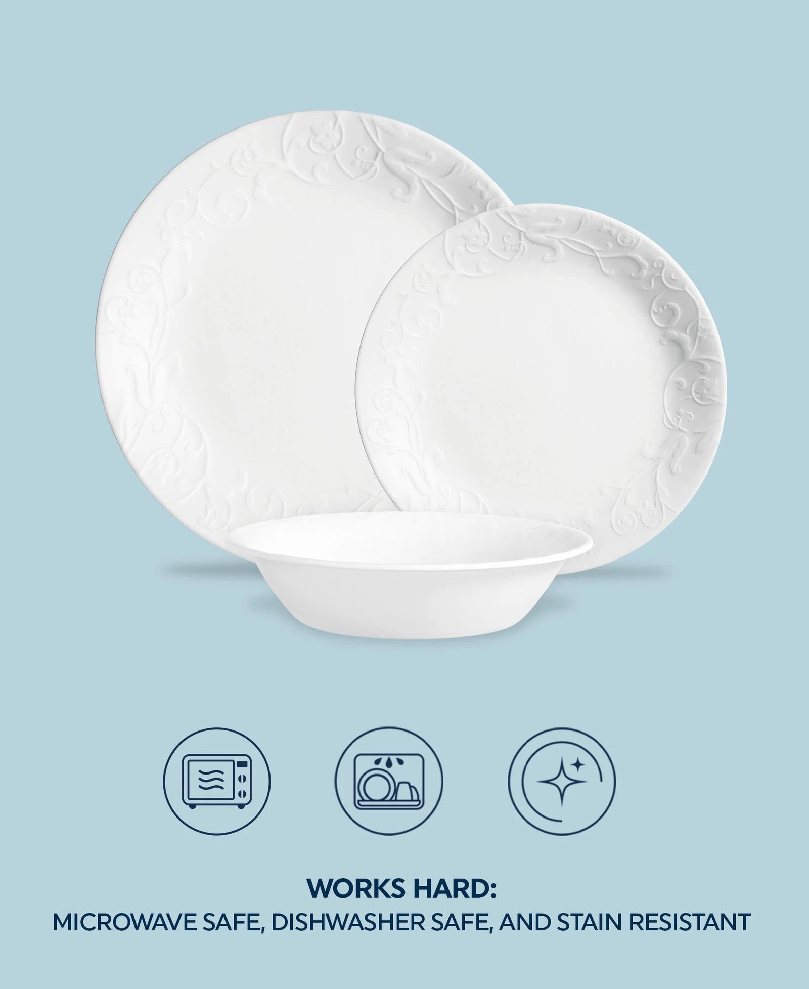 Corelle® Bella Faenza 12-piece Dinnerware Set, Service for 4 - Image 4