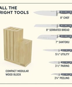 Alternative view of Chicago Cutlery® Halsted 7-piece Modular Block Set