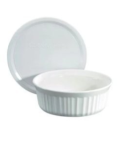 CorningWare® French White® 24-ounce Baking Dish with Lid