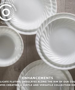 Alternative view of Corelle® Enhancements 10.25 Glass Dinner Plate