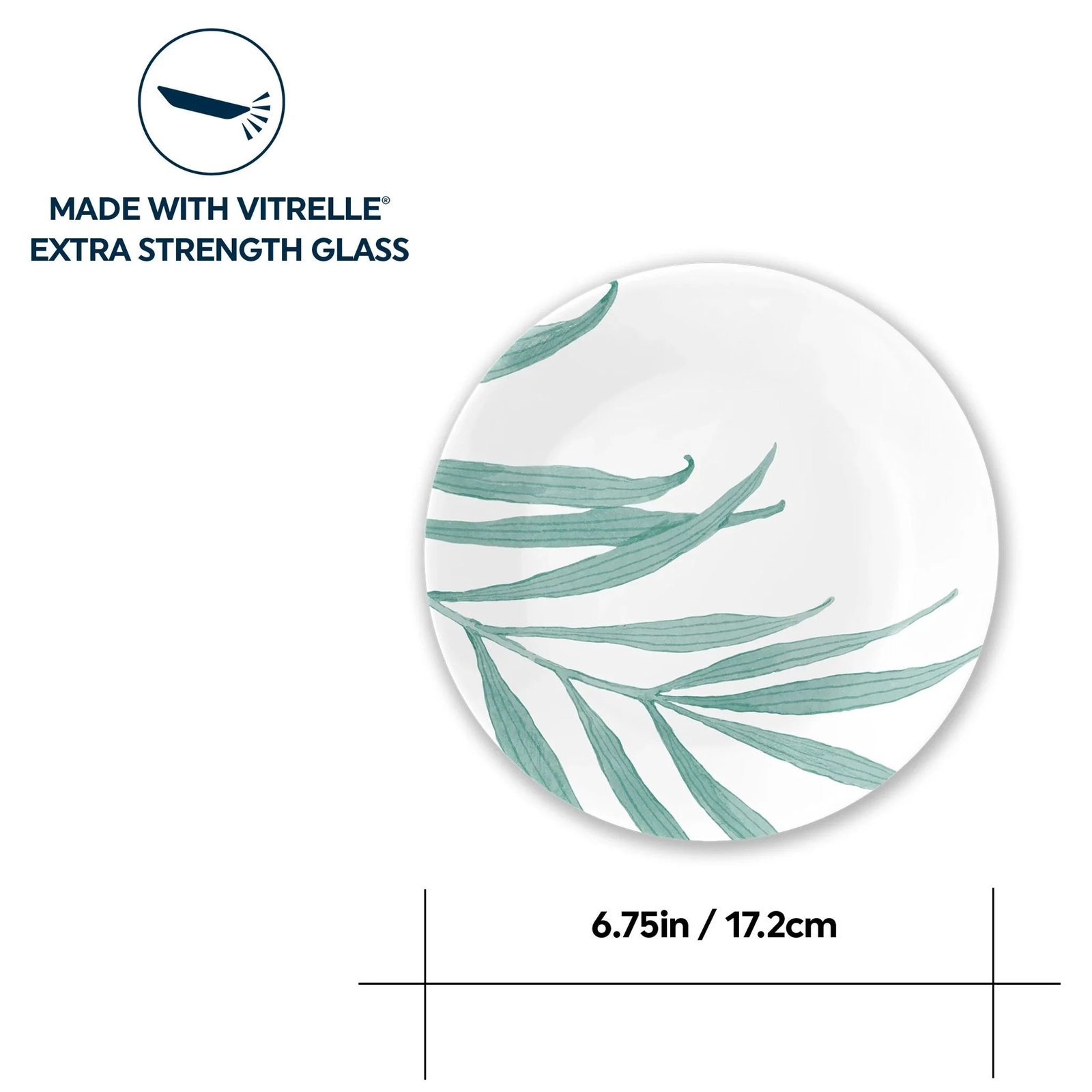 Corelle® Solar Print 6.75 Appetizer Plate, EXCLUSIVE - Image 3