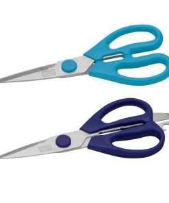 Chicago Cutlery 2-piece Kitchen Shears in Blueberry and Blue Frost
