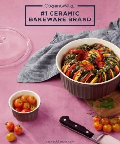 Alternative view of CorningWare® French Colors 1.5-quart Round Baking Dish, Cabernet