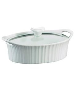 CorningWare® French White® 1.5-quart Oval Casserole Dish with Lid