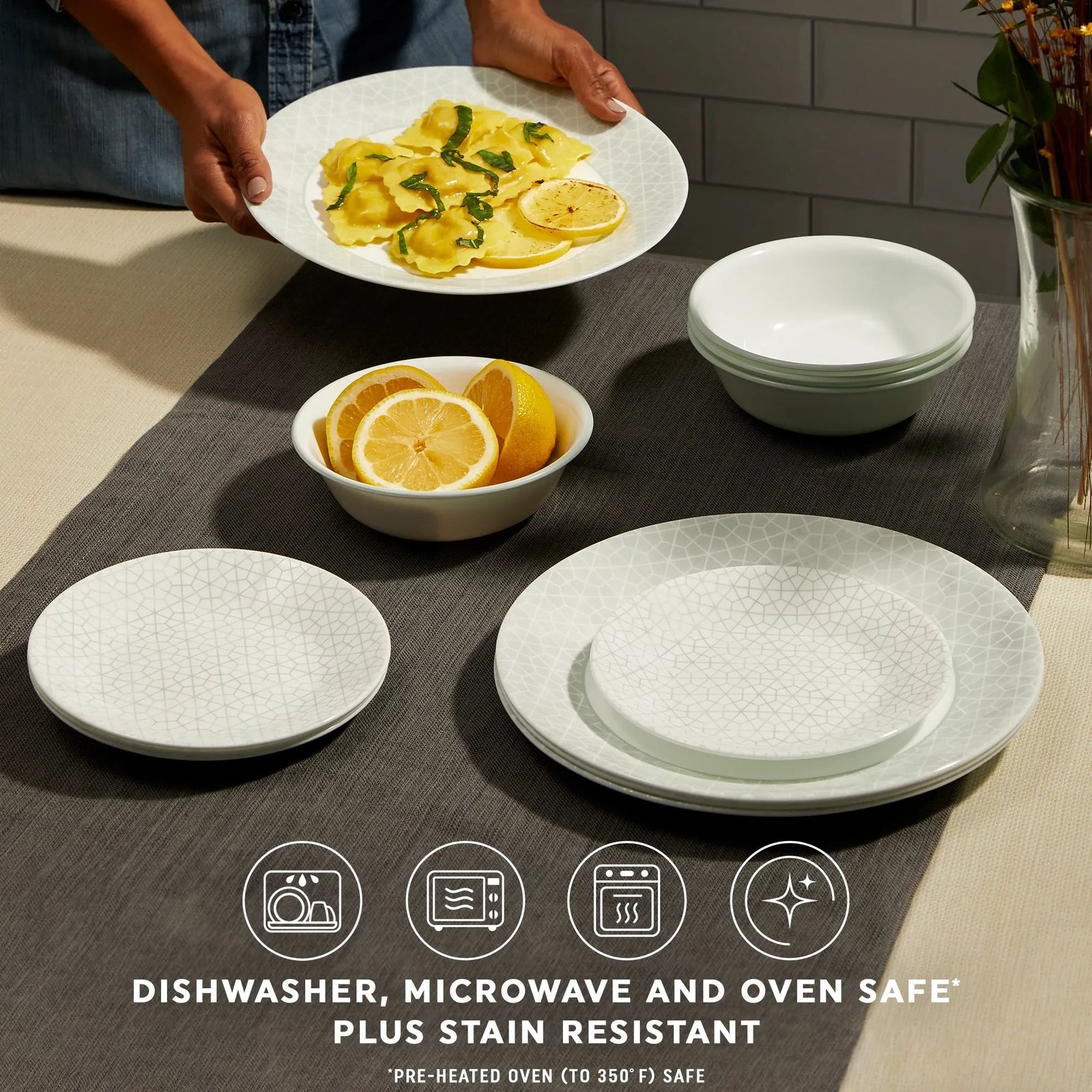 Corelle® Knox 18-piece Dinnerware Set, Service for 6 - Image 5