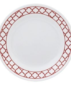 Corelle® Crimson Trellis 6.75 Appetizer Plate