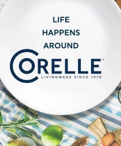 Alternative view of Corelle® Brilliant Blue Banded 2-quart Serving Bowls, 2-pack