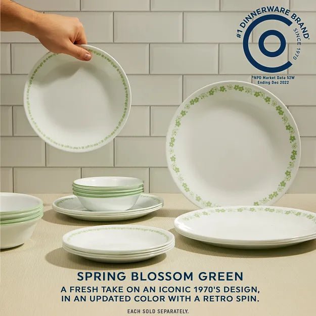 Corelle® Spring Blossom Green 18-ounce Cereal Bowl - Image 2