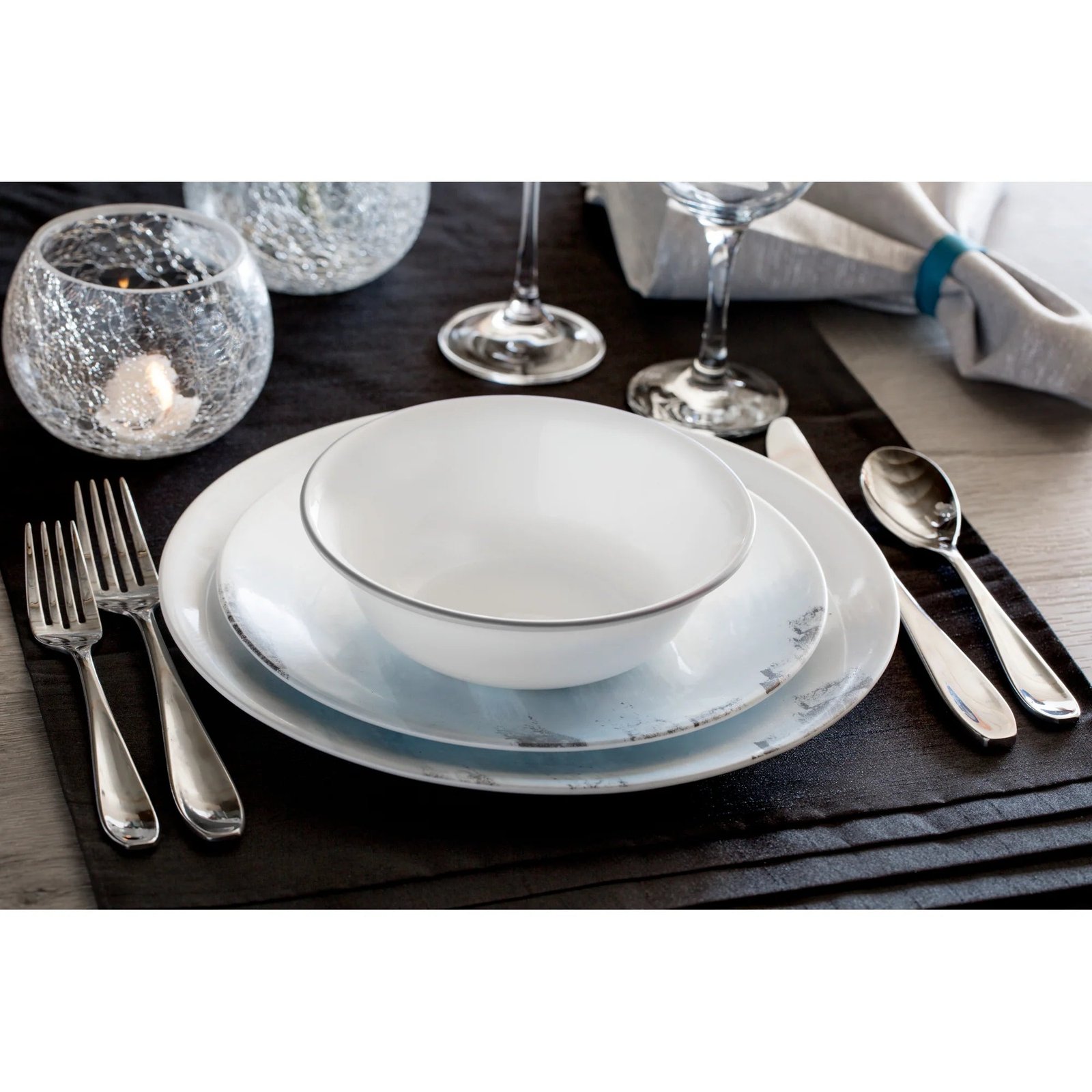 Corelle® Tranquil Reflections 12-piece Dinnerware Set, Service for 4 - Image 4