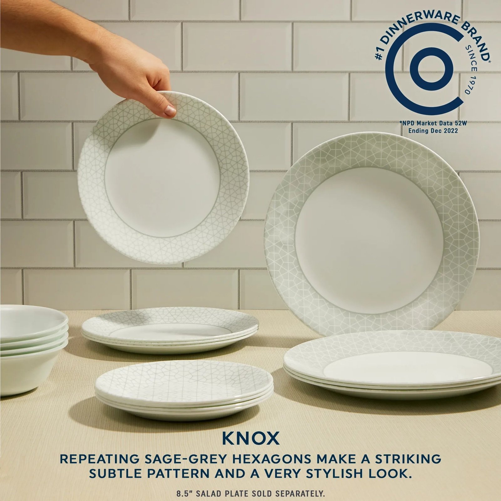 Corelle® Knox 12-piece Dinnerware Set, Service for 4 - Image 7