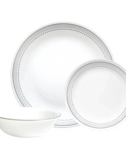 Corelle® Mystic Gray 12-piece Dinnerware Set, Service for 4