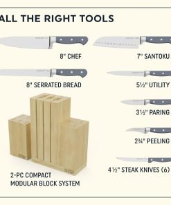 Alternative view of Chicago Cutlery® Halsted 14-piece Modular Block Set