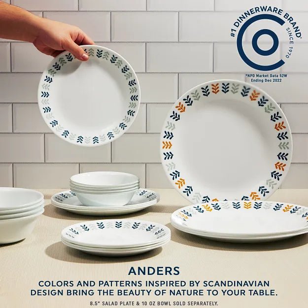 Corelle® Anders 18-piece Dinnerware Set, Service for 6 - Image 3