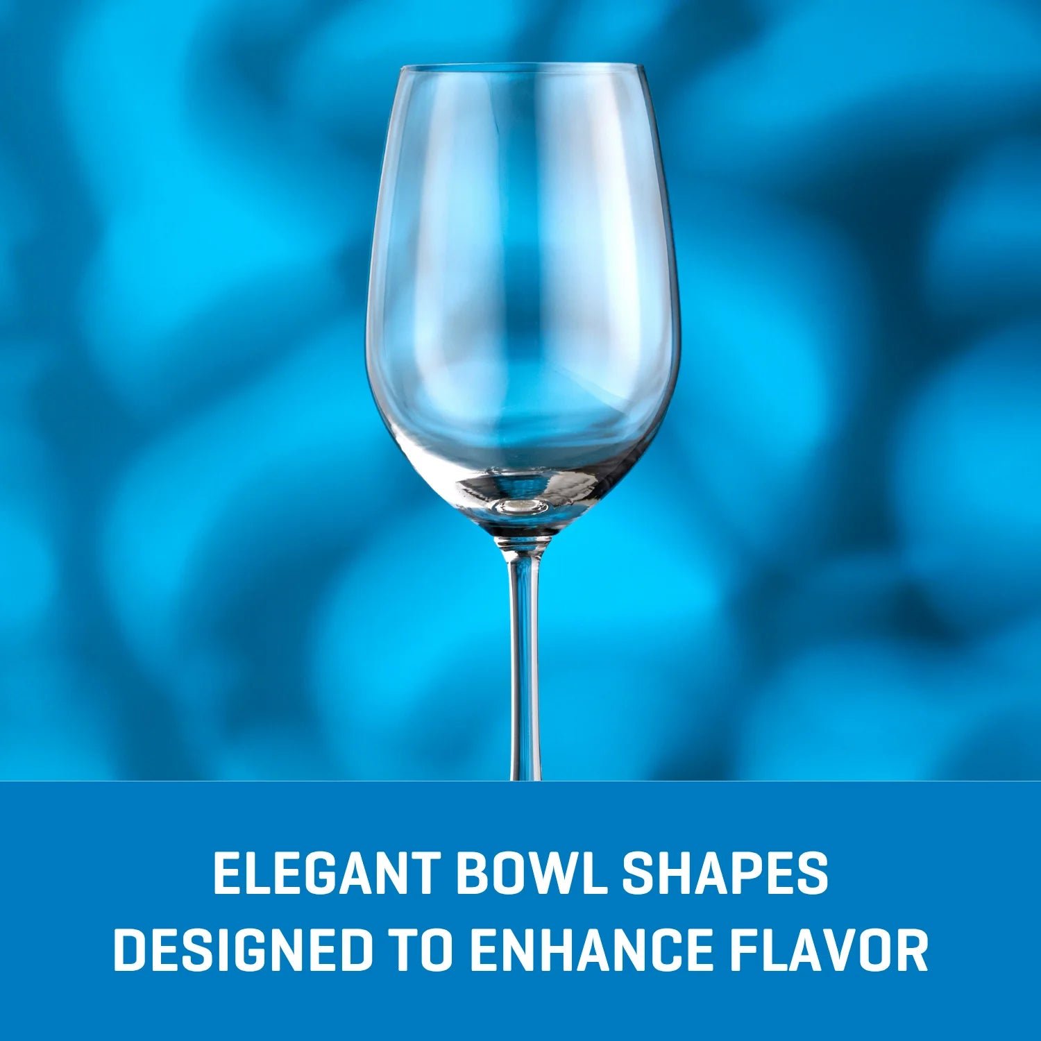 Ocean Glass Matera White Wine Glasses (4-Pieces), 14-ounce, dishwasher safe - Image 3
