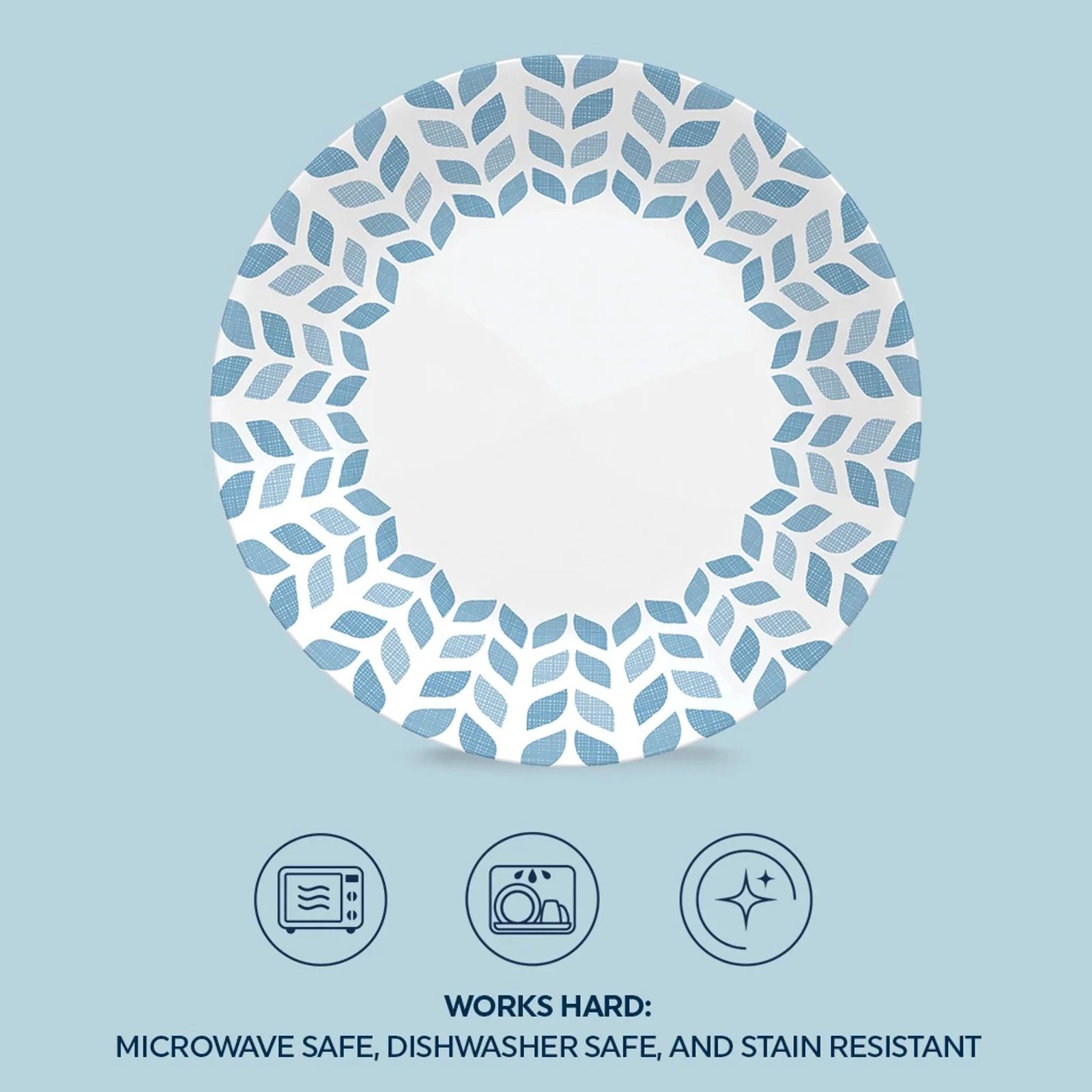 Corelle® Global Collection Northern Pines 10.25 Dinner Plates, 6-pack - Image 3