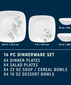 Alternative view of Corelle® Amalie 16-piece Dinnerware Set, Service for 4