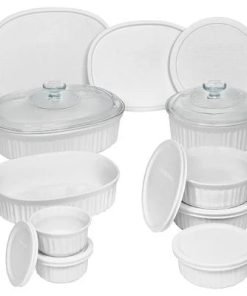 CorningWare® French White® 18-piece Round & Oval Set